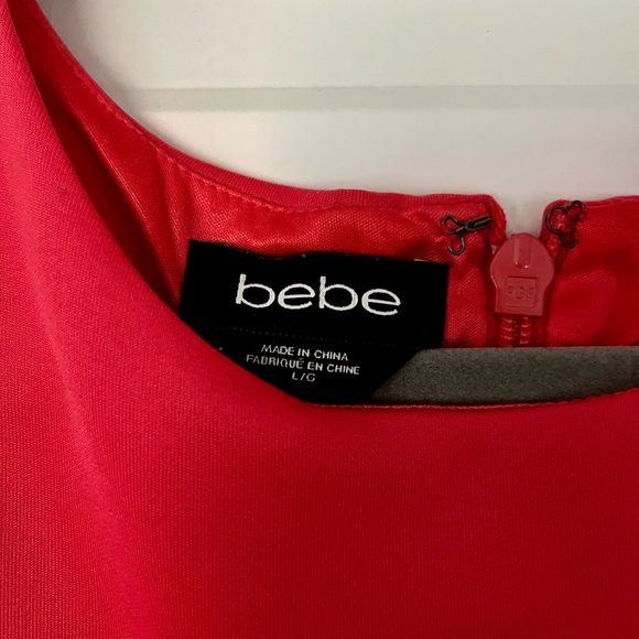 EUC Bebe Pink Mini Dress (L) 👗 - Picture 3 of 4